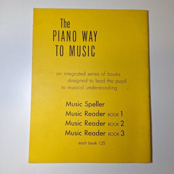 Piano Way To Music Song Book 2 Music Reader 1957 Schaub Podolsky Davison Vintage - Picture 5 of 5